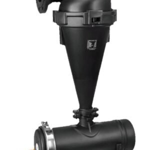 AUTOMAT Hydrocyclone Filter 25 M3/hr with Elbow Assembly, 2" (Black) With Flanged Elbow